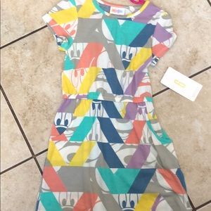 Disney! Mickey Mouse LuLaRoe Mae dress sz 6